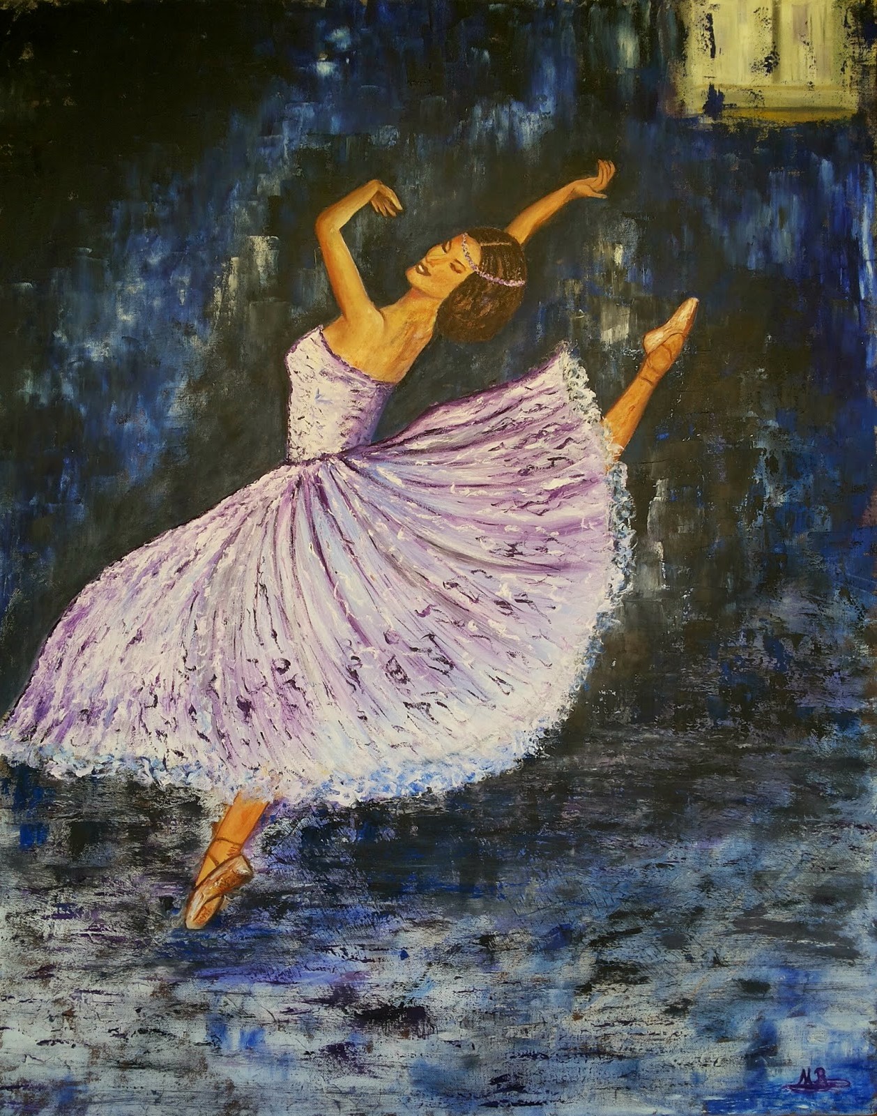 La Dama Del Ballet - Pinturas De Oleo